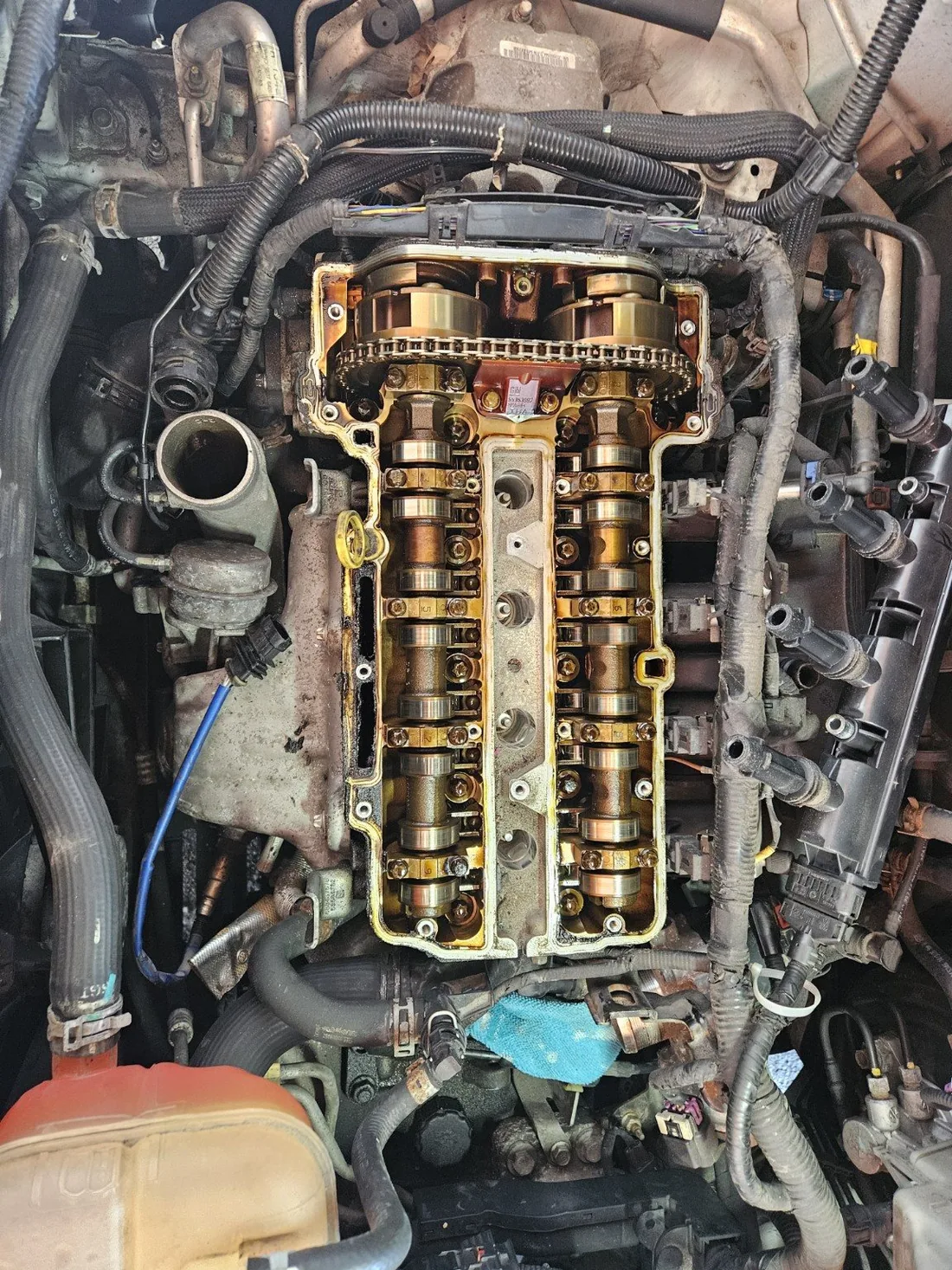 Travail mécanique sur un moteur